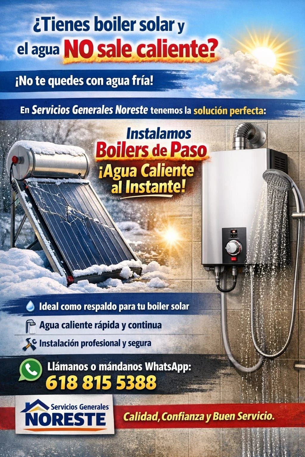 Instalaciones Boilers de Paso